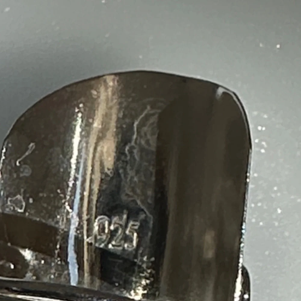 925 sterling Silver and Blue Women's Ring